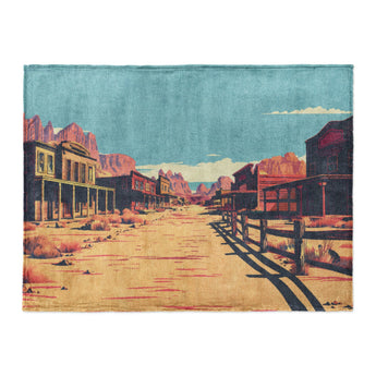 Southwestern Ghost Town in Large (60" x 80") Size