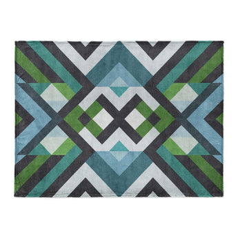 Sonora Blue & Green in Large (60" x 80") Size