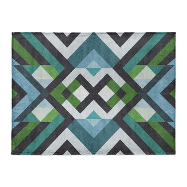 Sonora Blue & Green in Large (60" x 80") Size