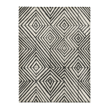 Ludwig Black & Ivory in Large (60" x 80") Size