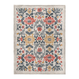 Corriana Navy & Red in Large (60" x 80") Size