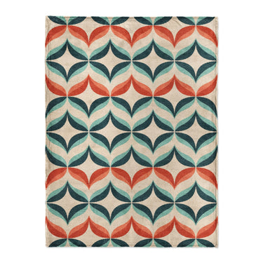 Jasper Blue & Red in Large (60" x 80") Size