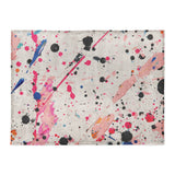 Kayla Paint Splatter in Large (60" x 80") Size
