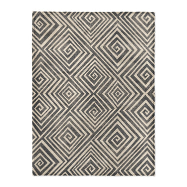 Hoffman Black & Ivory in Large (60" x 80") Size