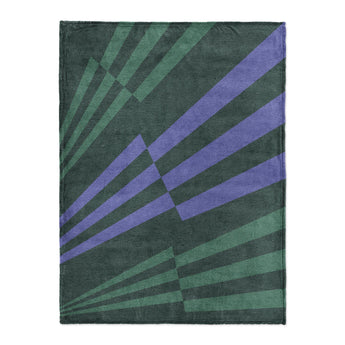 Prisma Mint & Periwinkle in Large (60" x 80") Size