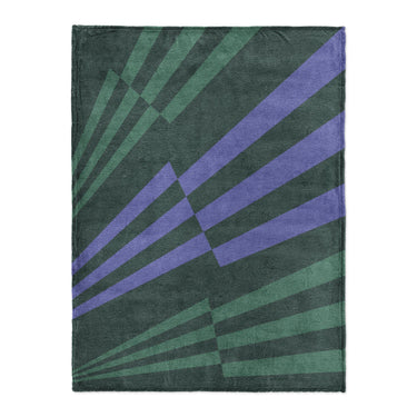 Prisma Mint & Periwinkle in Large (60" x 80") Size