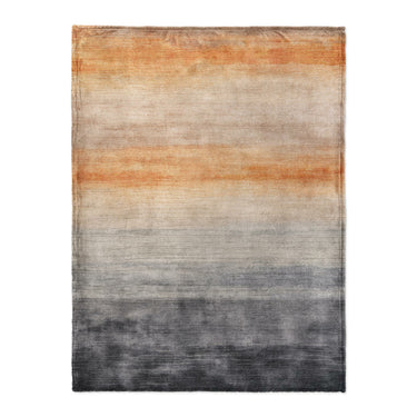 Ruidoso Navy & Burnt Orange in Large (60" x 80") Size