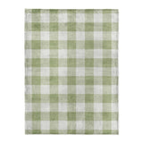Buffalo Plaid Light Sage in Large (60" x 80") Size