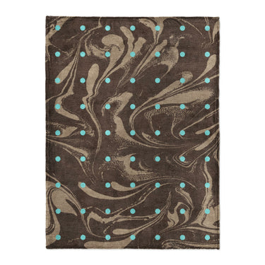 Acid Burn Brown & Carolina Blue in Large (60" x 80") Size