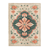Meave Sage Green & Rose in Large (60" x 80") Size