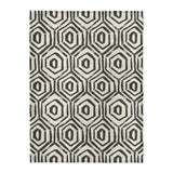 Torrance Black & Ivory in Large (60" x 80") Size