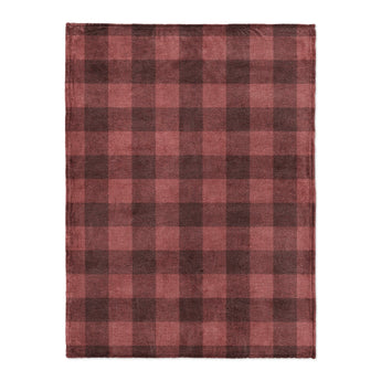 Buffalo Plaid Deep Red in Large (60" x 80") Size