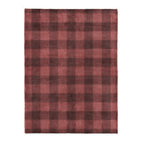 Buffalo Plaid Deep Red in Large (60" x 80") Size