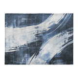 Emil Navy Blue in Large (60" x 80") Size