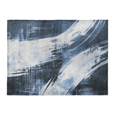 Emil Navy Blue in Large (60" x 80") Size