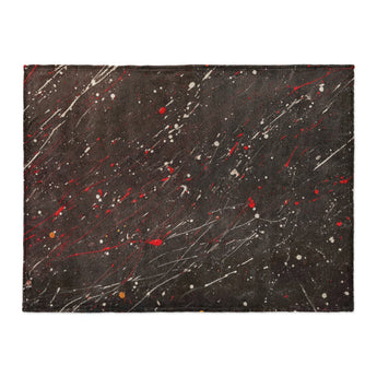 Edgar Red & Vintage Black in Large (60" x 80") Size