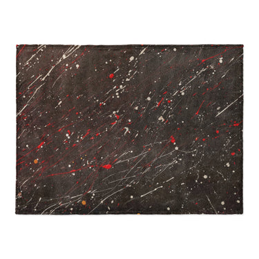 Edgar Red & Vintage Black in Large (60" x 80") Size