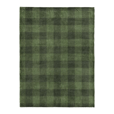Buffalo Plaid Dark Olive in Large (60" x 80") Size