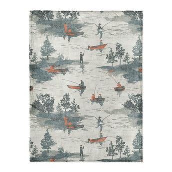 Gone Fishing in Large (60" x 80") Size