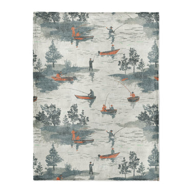 Gone Fishing in Large (60" x 80") Size