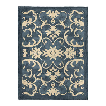 Barnaby Navy in Large (60" x 80") Size