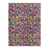 Pixel Mosaic Multicolor Vibrant in Large (60" x 80") Size