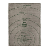 Solar System Taupe & Forest in Large (60" x 80") Size