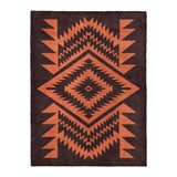 Reyno Orange & Maroon in Large (60" x 80") Size
