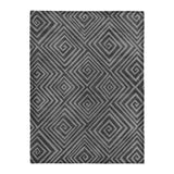 Hoffman Black & Charcoal in Large (60" x 80") Size