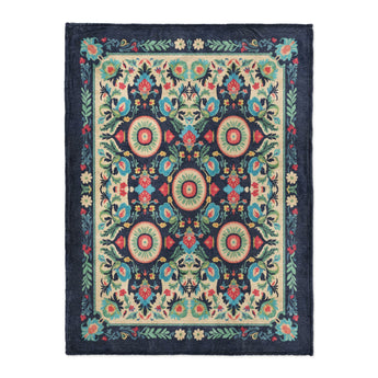 Nellie Blue Multicolor in Large (60" x 80") Size