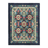 Nellie Blue Multicolor in Large (60" x 80") Size