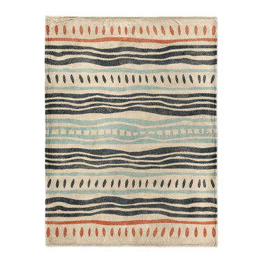 Delsin Blue & Orange in Large (60" x 80") Size