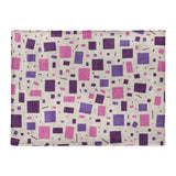 Geometric Confetti Purple & Pink in Large (60" x 80") Size