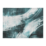 Emil Deep Teal in Large (60" x 80") Size