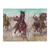 Thoroughbred Race for Blood in Large (60" x 80") Size