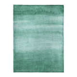 Jacinda Watercolor Teal Ombre in Large (60" x 80") Size