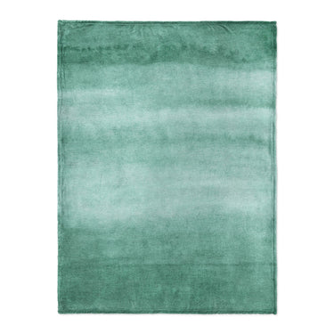 Jacinda Watercolor Teal Ombre in Large (60" x 80") Size