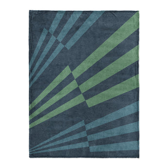 Prisma Blue & Green in Large (60" x 80") Size