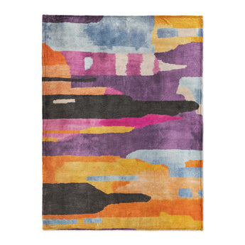 Raheem Orange & Purple in Large (60" x 80") Size