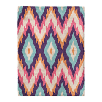 Dyani Magenta & Cyan in Large (60" x 80") Size