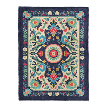 Nellie Blue Multicolor in Large (60" x 80") Size