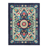 Nellie Blue Multicolor in Large (60" x 80") Size