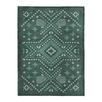 Durand Deep Turquoise in Large (60" x 80") Size