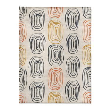 Horatio Ivory & Orange in Large (60" x 80") Size