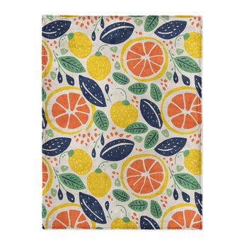 Pamplemousse and Bay Leaf in Large (60" x 80") Size