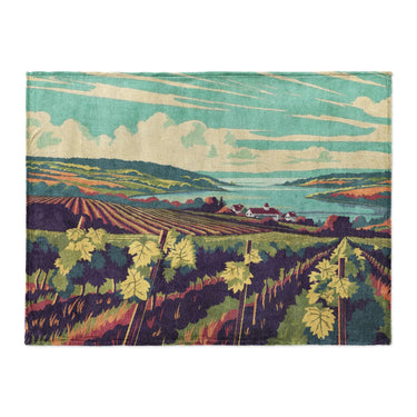 Finger Lakes Vineyard in Large (60" x 80") Size