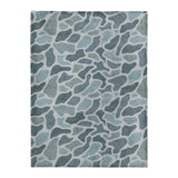 Duck Camo Blue in Large (60" x 80") Size