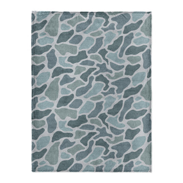 Duck Camo Blue in Large (60" x 80") Size