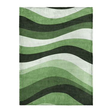 Sinuous Green Monochrome in Large (60" x 80") Size