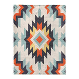 Dakota Blue & Orange in Large (60" x 80") Size